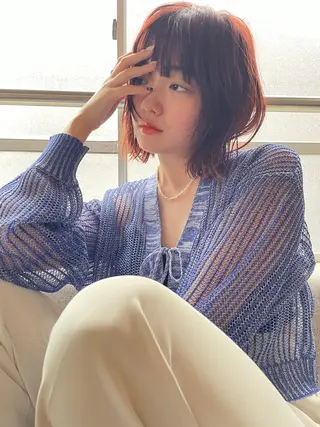 ショート カラー レイヤーカット🎀 NANAHAのヘアスタイル