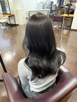 カラー 田中 夏妃のヘアスタイル