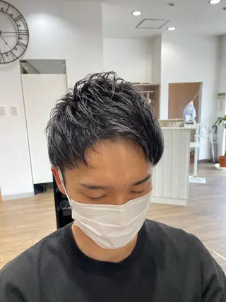 ショート メンズ 佐々木 浩之のヘアスタイル