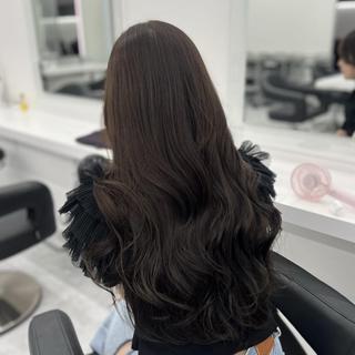 カラー 中×韓mix🥀秋色 ワンホンヘア🤍のヘアスタイル