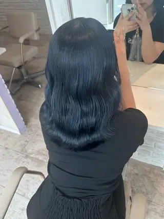 ミディアム 重松 美結のヘアスタイル