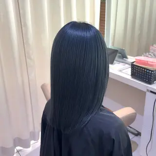 セミロング 高橋凜/髪質改善/ 縮毛矯正/カラーのヘアスタイル