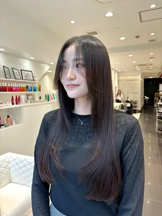 ロング BiBi 武田 あやのヘアスタイル