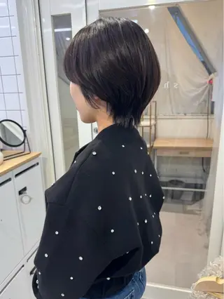 ショート shiro.kobe 森彩華のヘアスタイル