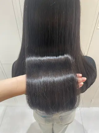 セミロング ゆきのZina京都駅 ヘッドスパ/髪質改善のヘアスタイル