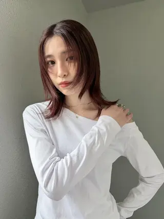 カラー ミディアム 🌼U24 ヘアデザインラボのヘアスタイル