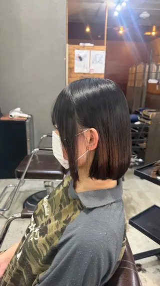 ミディアム 小池 かなこのヘアスタイル