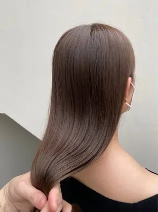セミロング カラー 🎨デザイン🥇 美髪・艶髪　日暮千敬のヘアスタイル