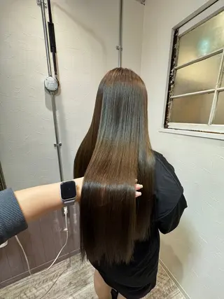 ロング カラー マンツーマン施術/ ダブルカラー/アリサのヘアスタイル