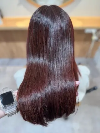 カラー 髪質改善ストレート Airi🪽🫧のヘアスタイル