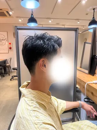 パーマ メンズ ショートカット♡YU KI♡のヘアスタイル