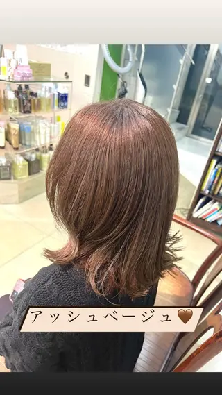 ミディアム 野崎 海翔のヘアスタイル