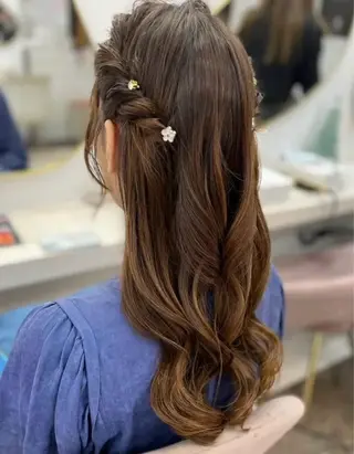 ロング ヘアアレンジ 🖤💄心葉💄🖤 /ワンカラー🪄のヘアスタイル