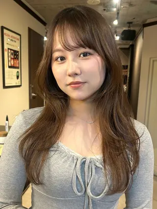 ロング カラー Masaki レイヤーカットのヘアスタイル
