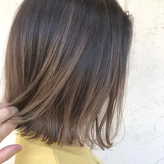 ミディアム カラー 艶髪育成サロン 京橋 shinのヘアスタイル