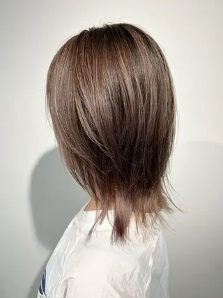 ミディアム カラーアンドケアリタ kitamuuuのヘアスタイル