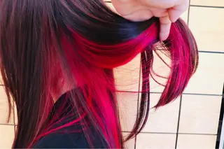 セミロング カラー RICHAIR 山﨑 直也のヘアスタイル