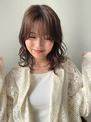 ミディアム 松井 涼馬のヘアスタイル