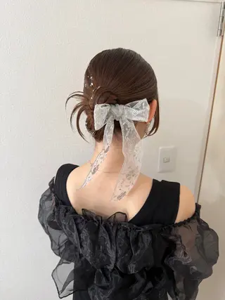 ロング ヘアアレンジ 大羅 海比のヘアスタイル