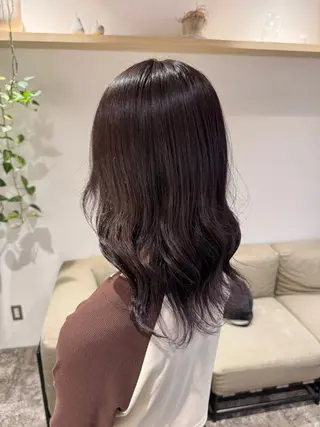 カラー 𝐌𝐢𝐮♥透明感 カラー♥のヘアスタイル