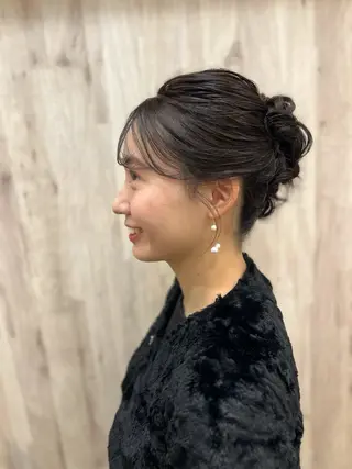 ヘアアレンジ ヘアメイクネイリスト hidemi中目黒のヘアスタイル