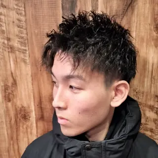 パーマ 【無料】メンズ ヘアモデル大募集のヘアスタイル