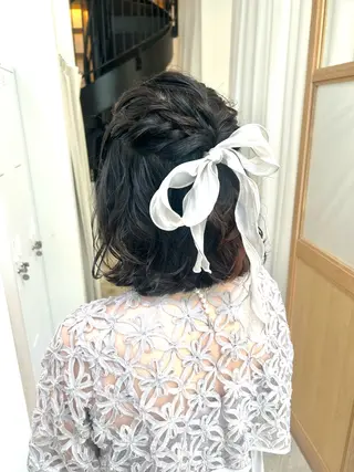 ショート カラー ヘアアレンジ yuka .のヘアスタイル