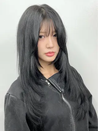 ロング カラー レイヤー/エクステ alpha下妻のヘアスタイル