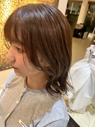 ミディアム 細井 魁人のヘアスタイル
