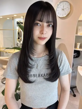 セミロング Sakura /韓国ヘアのヘアスタイル