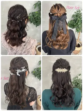 ヘアアレンジ ✨透明感艶カラー ✨💍Yuri💍のヘアスタイル