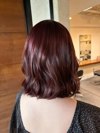 ミディアム カラー IORI #韓国ヘア#髪質改善のヘアスタイル