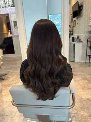 ロング 重松 美結のヘアスタイル