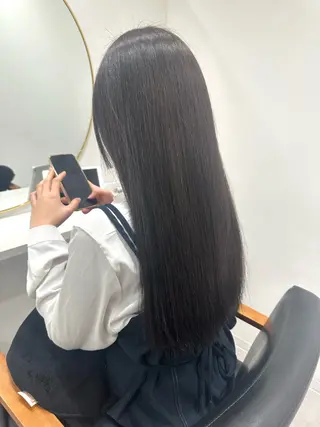 ロング カラー 横浜／🐈‍⬛ haru🐈‍⬛🎀のヘアスタイル