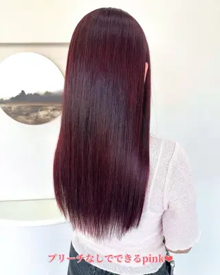 ロング カラー 🌈miu miu hair✂️💕のヘアスタイル