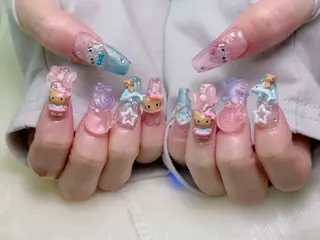 ネイル lucky nail 歌舞伎町のネイルデザイン