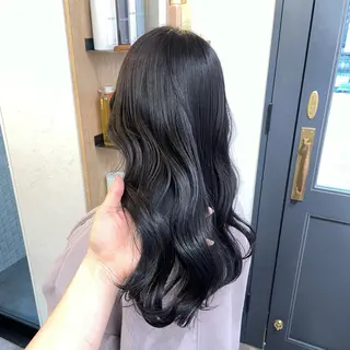 カラー 銀座:似合わせカラー オリーブ🫒アレンジのヘアスタイル