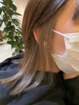 ミディアム 宮下 祐香のヘアスタイル