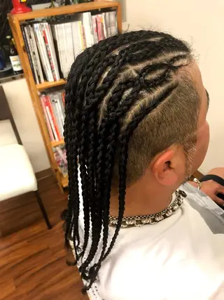 セミロング ✨コーンロウ✨ 本田さゃかのヘアスタイル