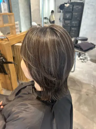 ミディアム カラー Sia中野新橋 『JUNYA』のヘアスタイル