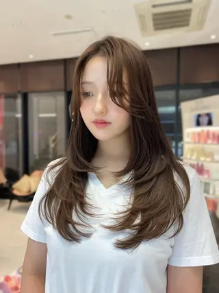 ロング 【韓国❤️海外ヘア】 AYAKAのヘアスタイル