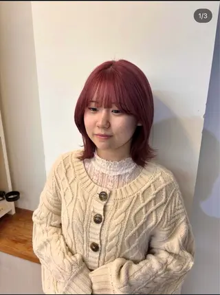 ミディアム カラー 金澤 翔太のヘアスタイル