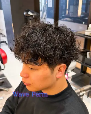 パーマ メンズ レディースモデル募集 無料/田中海斗のヘアスタイル