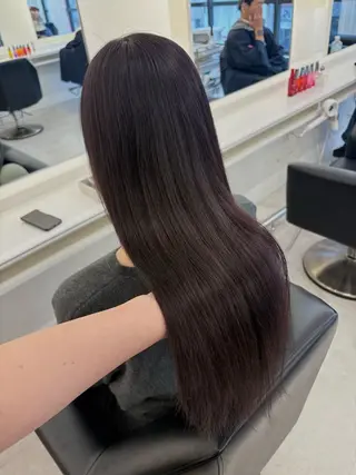 ロング カラー ParveMix /楠本結菜🤍のヘアスタイル