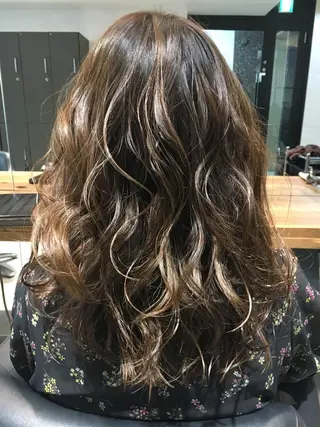 ミディアム カラー 髪質改善ULTOWA ✨松井 美幸のヘアスタイル