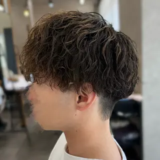 パーマ メンズ 楓🍁毛流れ /無造作のヘアスタイル
