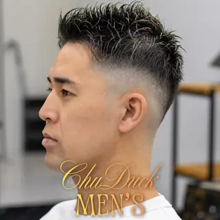 ショート メンズ フェード×メンズ カット｜SHOTAのヘアスタイル