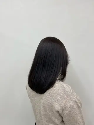 セミロング カラー 透明感カラー⭐️ Takumaのヘアスタイル