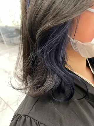 ミディアム カラー *モデル募集🤍横浜 透明感カラー🫧のヘアスタイル