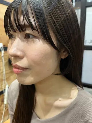 ミディアム カラー 久木原 ゆりのヘアスタイル